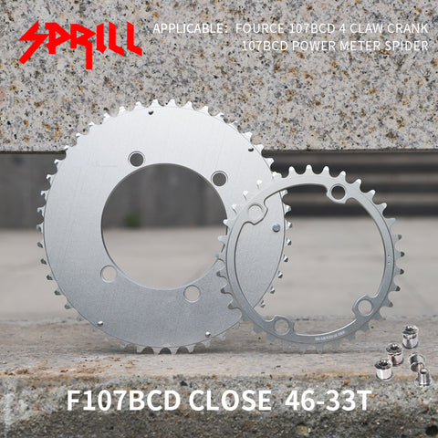 SRAM FORCE 107BCD 2X Sprocket AERO Road bike Gravel bike 12s