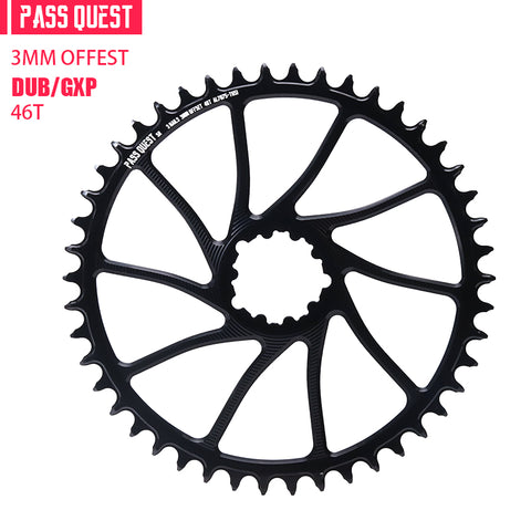 SRAM 3 Bolt ( 3mm offset) Hollow GRAVEL/ROAD Narrow Wide Chainring 40-54T