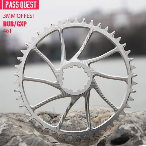SRAM 3 Bolt ( 3mm offset) Hollow GRAVEL/ROAD Narrow Wide Chainring 40-54T