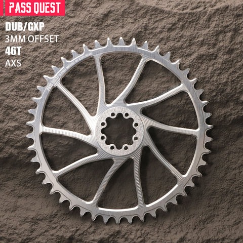 SRAM Force 8 Bolt (3mm offset) AXS Round Narrow Wide Chainring 40-54T