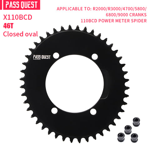 SHIMANO X110BCD (4-bolt AERO) Oval/ Round Narrow Wide Chainring