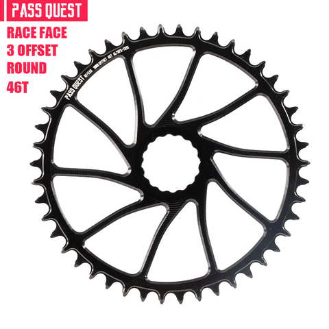 RACE FACE (3mm offset ) Hollow Round Narrow Wide Chainring 28-48T