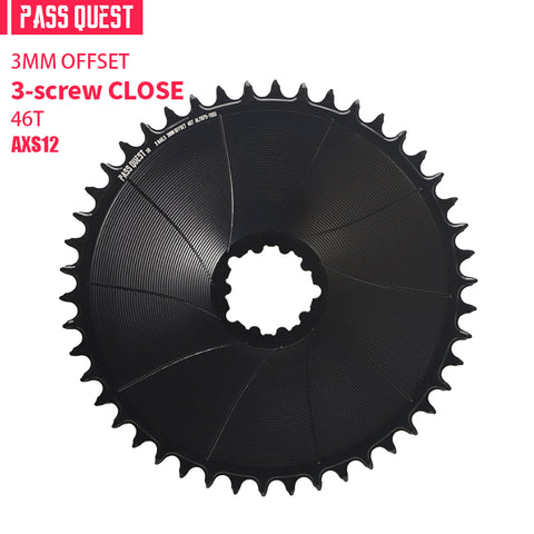 SRAM GXP/DUB ( 3mm offset) GRAVEL/ROAD Narrow Wide Chainring 40-56T AXS