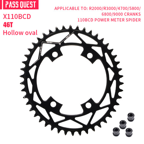 SHIMANO X110 BCD (4-bolt Hollow) Oval/Round Narrow Wide Chainring