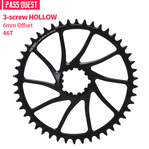 SRAM GXP/DUB (6mm offset) Round Narrow Wide Chainring