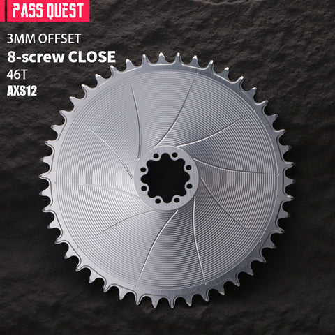 SRAM 8 Bolt ( 3mm offset) GRAVEL/ROAD AXS XX SL Narrow Wide Chainring