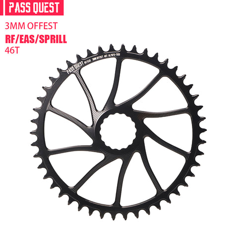 RACE FACE (3mm offset ) Hollow Round Narrow Wide Chainring 40-54T