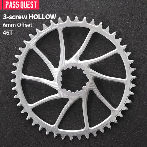 SRAM GXP/DUB (6mm offset) Round Narrow Wide Chainring