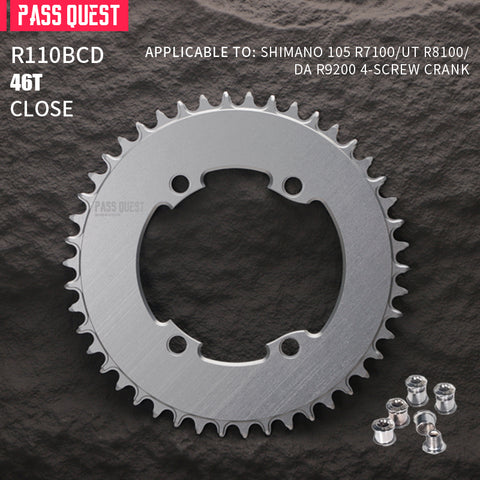 SHIMANO 110BCD R9200 R8100 R7100 AERO Round Narrow Wide Chainring