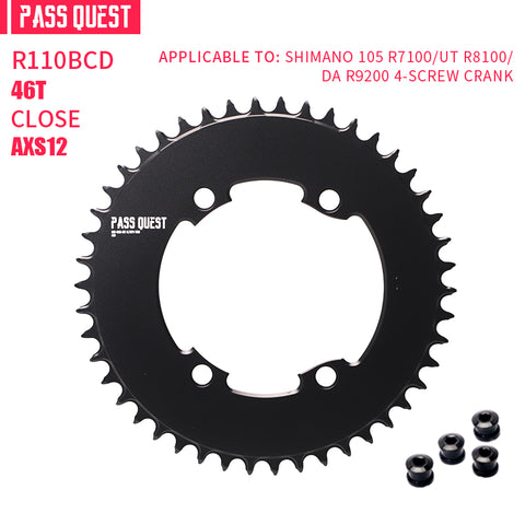 SHIMANO 110BCD R9200 R8100 R7100 AXS Round Narrow Wide Chainring