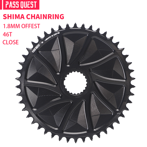 SHIMANO (1.8mm offset) GRAVEL/ROAD Narrow Wide Chainring 40-48T