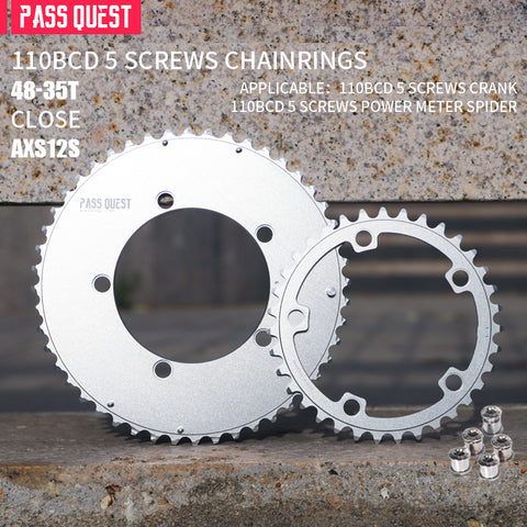 110BCD (5-bolt AERO) 2X AXS Sprocket Road Bike Foldable Bicycle 12 speed Gravel bike
