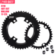 Load image into Gallery viewer, SHIMANO X110BCD 2X Sprocket AERO Road bike Gravel bike 11-12s
