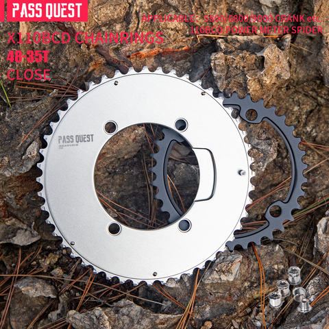 SHIMANO X110BCD 2X Sprocket AERO Road bike Gravel bike 11-12s