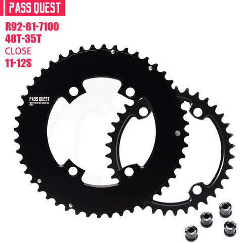 110BCD 2X R9200 R8100 R7100 Sprocket AERO Crankshaft set Road bike Gravel bike 11-12S