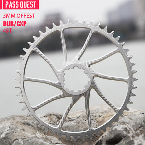 SRAM 3 Bolt ( 3mm offset) Hollow GRAVEL/ROAD Narrow Wide Chainring 40-54T