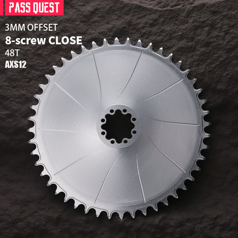 SRAM 8 Bolt ( 3mm offset) GRAVEL/ROAD AXS XX SL Narrow Wide Chainring
