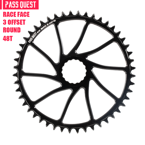 RACE FACE (3mm offset ) Hollow Round Narrow Wide Chainring 28-48T