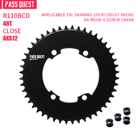 SHIMANO 110BCD R9200 R8100 R7100 AXS Round Narrow Wide Chainring