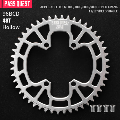 PASS QUEST Non-Standard 96BCD For Shimano Round Narrow Wide Chainring