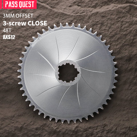 SRAM GXP/DUB ( 3mm offset) GRAVEL/ROAD Narrow Wide Chainring 40-56T AXS