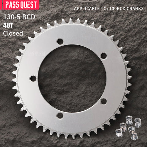 130BCD (5-bolt ) Round AERO Narrow Wide Chainring