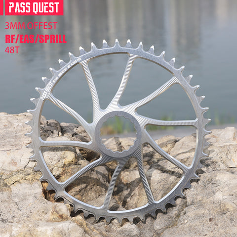 RACE FACE (3mm offset ) Hollow Round Narrow Wide Chainring 40-54T