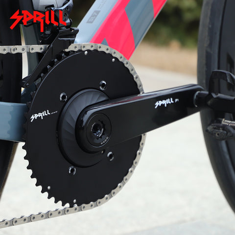 PASS QUEST Sprill Ultralight carbon fiber road crankset EASTON interface