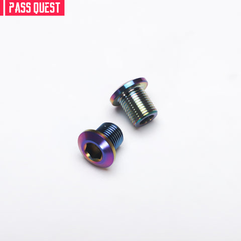 PASS QUEST bicycle chainring titanium alloy screws extended Bolts