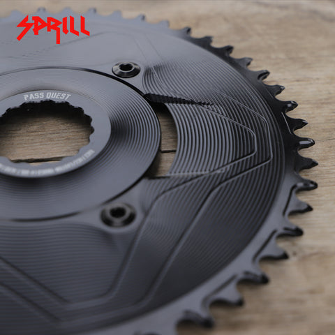 PASS QUEST SPRILL X110BCD 3mm offset(4-bolt AERO) Narrow Wide Chainring