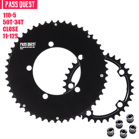 110BCD (5-bolt AERO) 2X Sprocket Round Road Bike Foldable Bicycle 11/12 speed