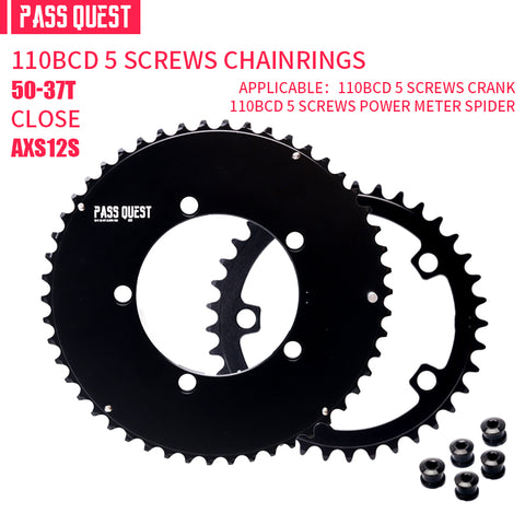 110BCD (5-bolt AERO) 2X AXS Sprocket Road Bike Foldable Bicycle 12 speed Gravel bike