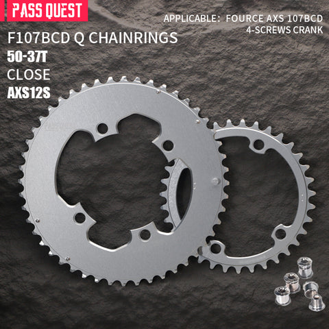 SRAM FORCE 107BCD-Quarq 2X Sprocket AERO Road bike Gravel bike 12s AXS