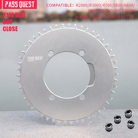 SHIMANO X110BCD (4-bolt AERO) Round Narrow Wide Chainring