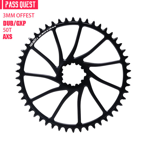 SRAM 3 Bolt ( 3mm offset)AXS GRAVEL/ROAD Narrow Wide Chainring 40-54T