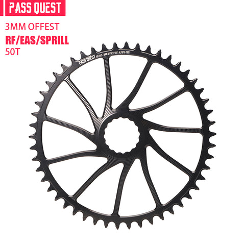 RACE FACE (3mm offset ) Hollow Round Narrow Wide Chainring 40-54T