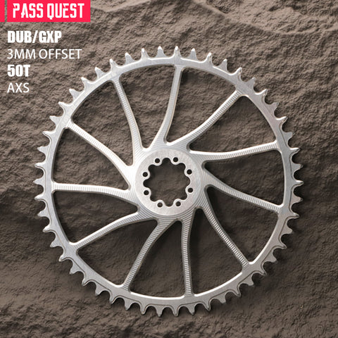 SRAM Force 8 Bolt (3mm offset) AXS Round Narrow Wide Chainring 40-54T