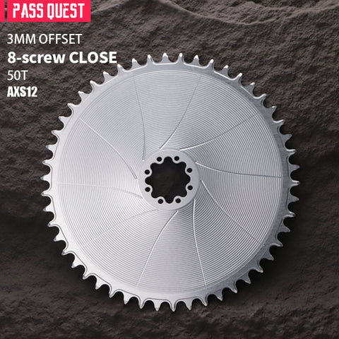 SRAM 8 Bolt ( 3mm offset) GRAVEL/ROAD AXS XX SL Narrow Wide Chainring