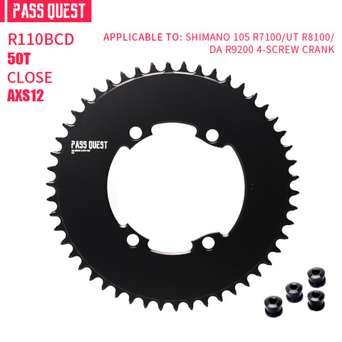 SHIMANO 110BCD R9200 R8100 R7100 AXS Round Narrow Wide Chainring