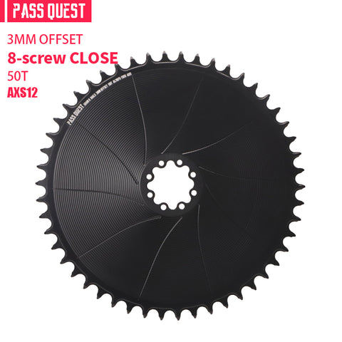 SRAM 8 Bolt ( 3mm offset) GRAVEL/ROAD AXS XX SL Narrow Wide Chainring