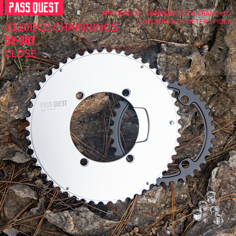SHIMANO X110BCD 2X Sprocket AERO Road bike Gravel bike 11-12s