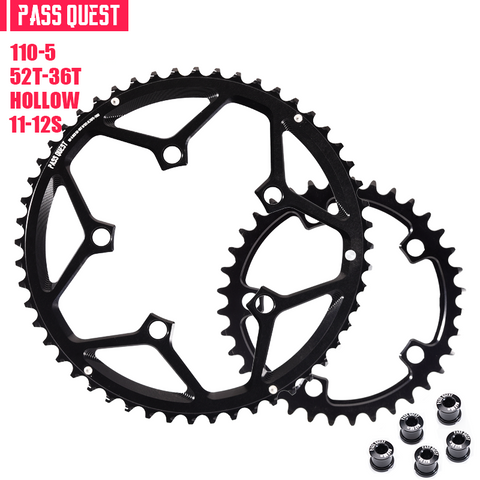 110BCD (5-bolt AERO) 2X Sprocket Round Road Bike Foldable Bicycle 11/12 speed