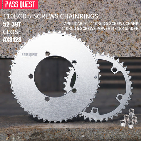 110BCD (5-bolt AERO) 2X AXS Sprocket Road Bike Foldable Bicycle 12 speed Gravel bike