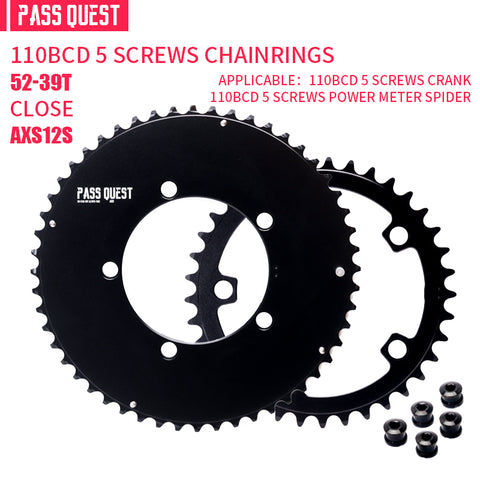 110BCD (5-bolt AERO) 2X AXS Sprocket Road Bike Foldable Bicycle 12 speed Gravel bike