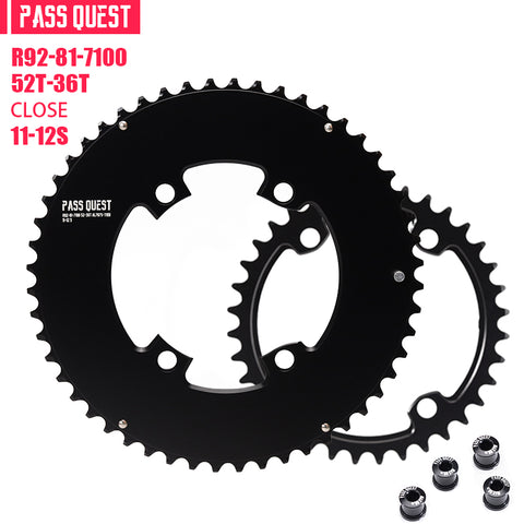 110BCD 2X R9200 R8100 R7100 Sprocket AERO Crankshaft set Road bike Gravel bike 11-12S