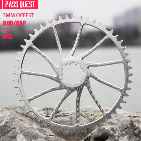 SRAM 3 Bolt ( 3mm offset)AXS GRAVEL/ROAD Narrow Wide Chainring 40-54T