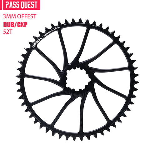 SRAM 3 Bolt ( 3mm offset) Hollow GRAVEL/ROAD Narrow Wide Chainring 40-54T
