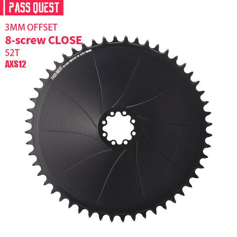 SRAM 8 Bolt ( 3mm offset) GRAVEL/ROAD AXS XX SL Narrow Wide Chainring