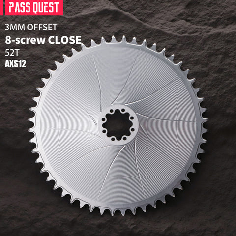 SRAM 8 Bolt ( 3mm offset) GRAVEL/ROAD AXS XX SL Narrow Wide Chainring
