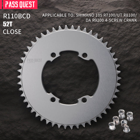 SHIMANO 110BCD R9200 R8100 R7100 AERO Round Narrow Wide Chainring